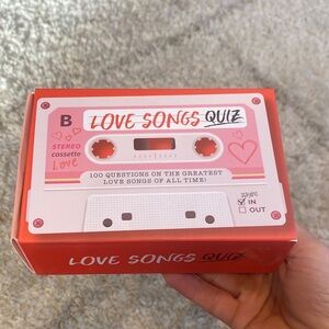 Love Songs Quiz Card Game